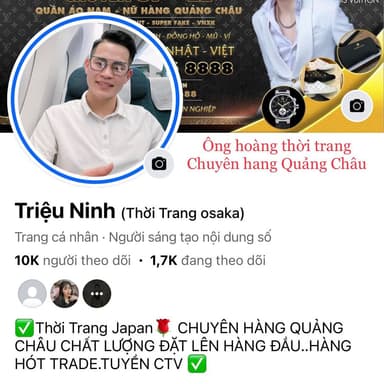 Profile picture of influencer trieuninh34 on UGCs.me